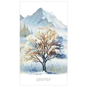 Pasmanteria - Haft krzyżykowy - Zestaw do haftu - Cztery pory roku - Zimowe drzewo - miniaturka - grafika 1