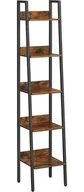 Regały - Wąski industrialny regał metalowy rustykalny brąz - Marinex - miniaturka - grafika 1