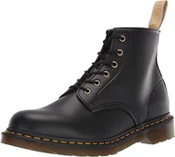 Kozaki damskie - Dr. Martens Męskie wegańskie buty 101, modne kozaki, 45 EU, czarny, 37 EU - miniaturka - grafika 1