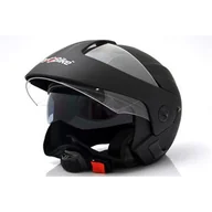 Kaski motocyklowe - Kask bezszczękowy WL-703-2 Czarny Mat Blenda S - miniaturka - grafika 1