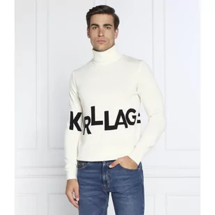 Karl Lagerfeld Wełniany golf | Regular Fit - Swetry męskie - miniaturka - grafika 1