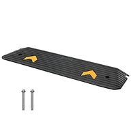 Akcesoria motoryzacyjne - VEVOR Poręcz progowa Wysokość 2,5 cm Gumowa Rampa z 1 kanałem nośność 15 ton Teksturowana powierzchnia antypoślizgowa do wózków inwalidzkich, skuterów, dok, garaż 113 x 24,1x2,5 cm - miniaturka - grafika 1