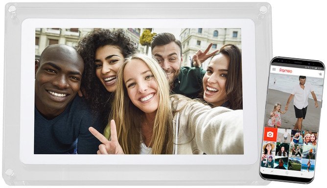 Braun DigiFrame 1020 WiFi 25,7cm 10,1 Acryl weiss