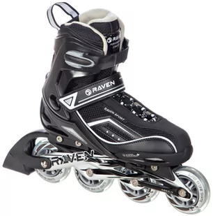Rolki Raven Total Black 43-46 Kauczuk - Rolki - miniaturka - grafika 1