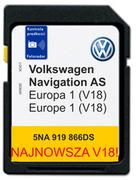 Nawigacja GPS - MAPA VOLKSWAGEN VW AS V18 EUROPA PASSAT CADDY GOLF SHARAN TIGUAN POLO BEETLE  JETTA SCIROCCO - miniaturka - grafika 1