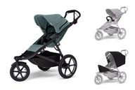 Wózki dziecięce - Wózek sportowy Thule Urban Glide 3 Mid blue + Pałąk bezpieczeństwa + Osłona przeciwdeszczowa - miniaturka - grafika 1