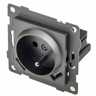 Gniazdka elektryczne - Gniazdko Do Ramek 230V Z Bolcem 2X Usb - Premium - miniaturka - grafika 1