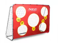 Piłka nożna - Neo-Sport Duża bramka do piłki nożnej, piłkarska 215 x 153 x 76 cm + mata celownicza - miniaturka - grafika 1