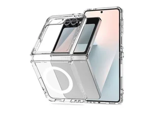 Etui TECH-PROTECT Flexair Hybrid MagSafe do Samsung Galaxy Z Flip 6/7 FE Przezroczysty - Etui i futerały do telefonów - miniaturka - grafika 2