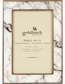 Ramki na zdjęcia - Ramka metalowa na zdjęcie 13x18 biały marmur efekt - miniaturka - grafika 1