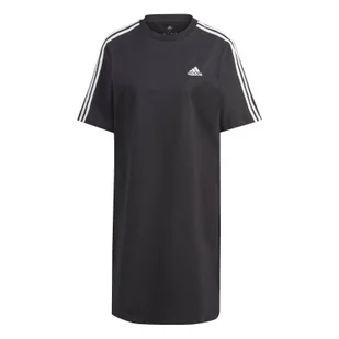 Sukienka damska adidas SINGLE JERSEY BOYFRIEND czarna HR4923 - Sukienki - miniaturka - grafika 1
