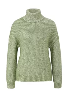 s.Oliver Sales GmbH & Co. KG/s.Oliver Damski sweter z golfem, zielony, 46 - Swetry damskie - miniaturka - grafika 1