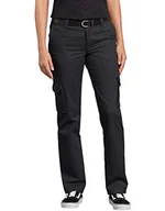 Spodnie damskie - Dickies Damskie spodnie cargo z prostymi nogawkami, czarny, Taille unique - miniaturka - grafika 1