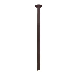 Sufitowa podłużna lampa ALHA 9428 Dohar metalowa tuba czarna - Lampy sufitowe - miniaturka - grafika 1