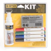 Akcesoria do tablic - B2B Partner Komplet do tablicy suchościeralnej bez magnesów KT0707 - miniaturka - grafika 1