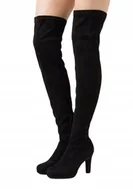 Kozaki damskie - ALDO KOZAKI DAMSKIE NA OBCASIE KLASYCZNE 38 TCI - miniaturka - grafika 1