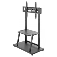 Inne akcesoria audio-wideo - Manhattan Stojak Mobilny 37"-100", 150kg z półką AV - miniaturka - grafika 1