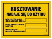 Akcesoria BHP - Rusztowanie nadaje się do użytku ... 35X25 CM, BN LIBRES POLSKA SP - miniaturka - grafika 1