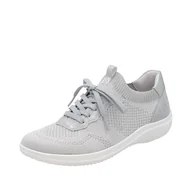 Kapcie damskie - Remonte Damskie kapcie D1E05, szare, rozmiar 39 EU, szary, 39 eu - miniaturka - grafika 1