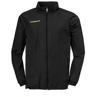 Kurtki męskie - Uhlsport Score męska kurtka przeciwdeszczowa, czarna/fluorescencyjna zielona, XXXL - miniaturka - grafika 1