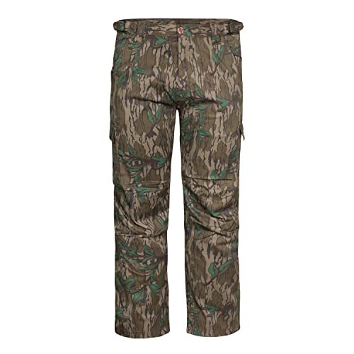Mossy Oak Męskie męskie spodnie myśliwskie Camo Cotton Mill Flex Pants