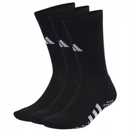 Skarpetki męskie - Skarpety adidas Performance Cushioned Crew Grip 3PP IP2645 czarny 43-45 - miniaturka - grafika 1