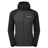 Kurtki i kamizelki sportowe damskie - Kurtka zimowa damska Montane F Sirocco Lite Hoodie Rozmiar: S / Kolor: czarny - miniaturka - grafika 1