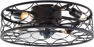 Wentylator sufitowy Lampa sufitowa z pilotem Wentylator z 4 światłami 6-stopniowa regulacja do salonu, jadalni, sypialni, restauracji - Wentylatory sufitowe - miniaturka - grafika 1