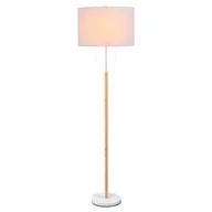Lampy stojące - Stojąca lampa podłogowa Fogo LP-0304/2F WH Light Prestige do salonu biała - miniaturka - grafika 1