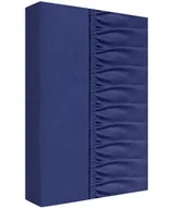 Prześcieradła - Prześcieradło bawełniane z gumką 220x200 granatowe na materac o wysokości do 25 cm - miniaturka - grafika 1