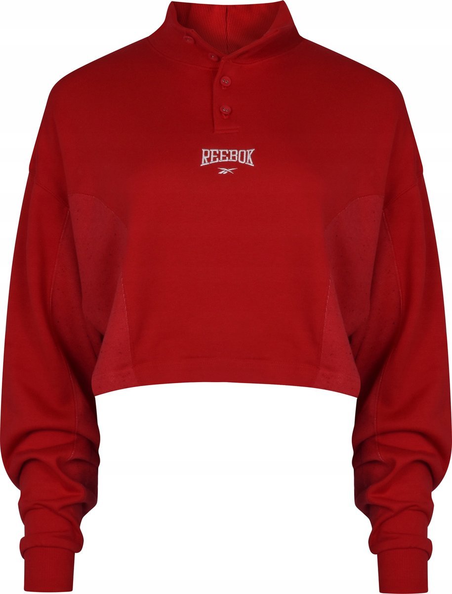 REEBOK - BLUZA DAMSKA VARSITY COVERUP HS0370 bluza krótki fason