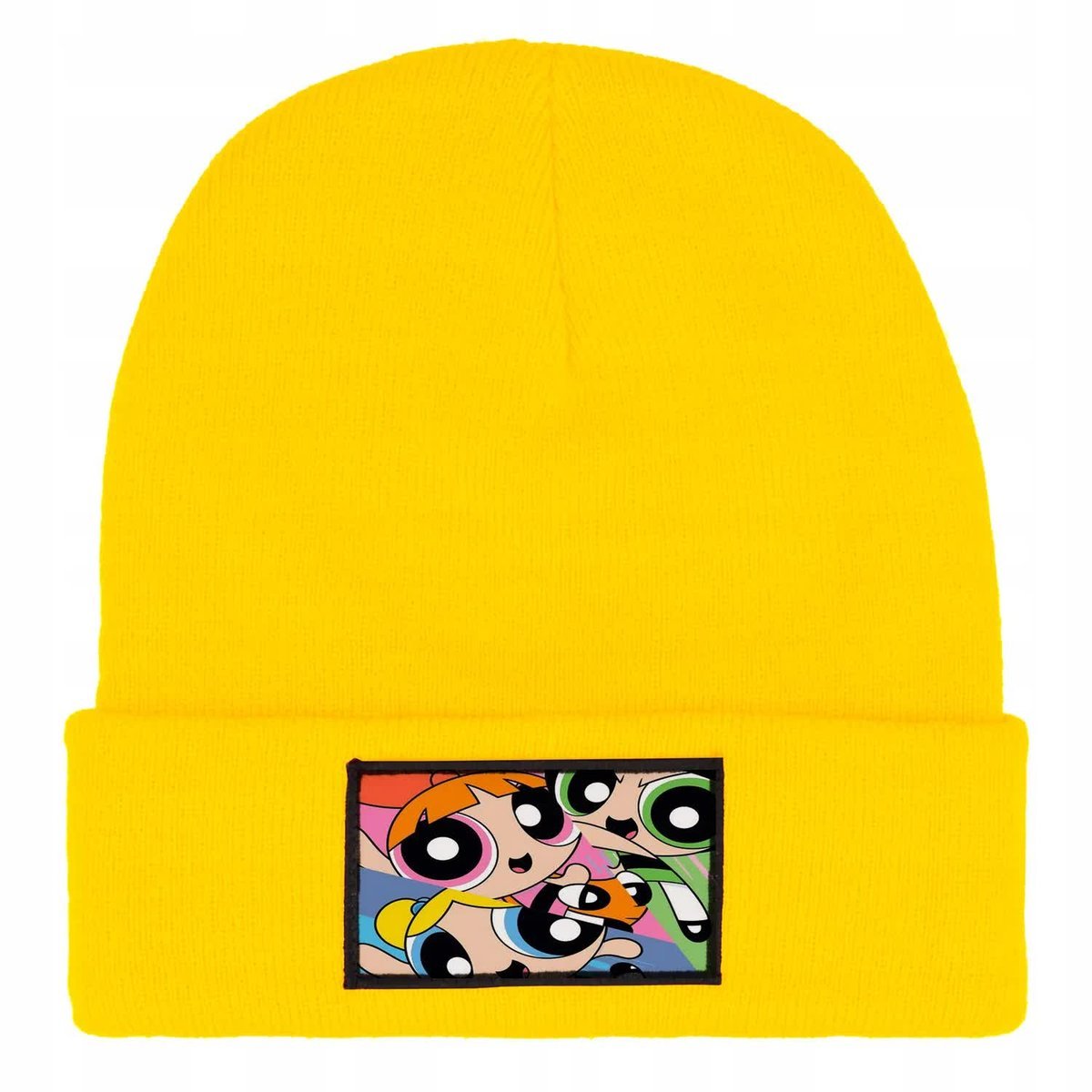Czapka Zimowa Dziecięca STYLOWE ATOMÓWKI Kreskówki Prezent Wzory Żółta