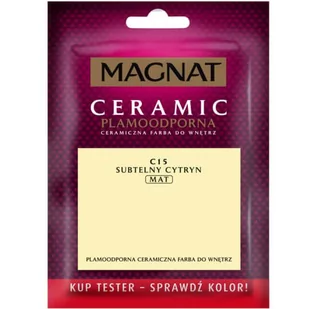 Magnat Tester Ceramic subtelny cytryn 30 ml - Farby wewnętrzne Magnat Tester Ceramic subtelny cytryn 30 ml - Farby wewnętrzne - miniaturka - grafika 2