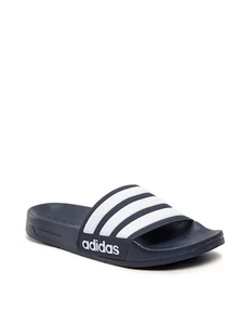 Adidas Klapki adilette Shower AQ1703 Granatowy - Klapki i japonki męskie - miniaturka - grafika 1