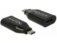 Kable komputerowe i do monitorów - Delock ADAPTER USB TYPE-C(M)-HDMI(F) 4K 60 HZ (THUNDERBOLT 3/DISPLAYPORT ALTERNATE MODE) BLACK (62730) - miniaturka - grafika 1