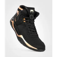 Kimona, stroje i obuwie - Venum Buty Zapaśnicze Elite Wrestling Black/Bronze - miniaturka - grafika 1