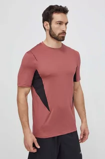 Koszulki męskie - Reebok t-shirt treningowy Certified kolor różowy wzorzysty 100075574 - grafika 1