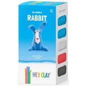 Masy plastyczne - HEY CLAY Masa plastyczna HEY CLAY Królik HCLMN006PCS - miniaturka - grafika 1