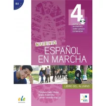 SGEL - Educacion Nuevo Espanol en marcha 4 Podręcznik + CD - SGEL-Educacion - Książki do nauki języka hiszpańskiego - miniaturka - grafika 1