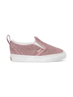 Buciki dla niemowląt - Vans Slippersy "Slip-On V" w kolorze jasnoróżowym - miniaturka - grafika 1