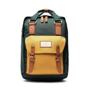 Torby na laptopy - Plecak Doughnut Macaroon D010-5235-F Slate Green/Yellow - miniaturka - grafika 1