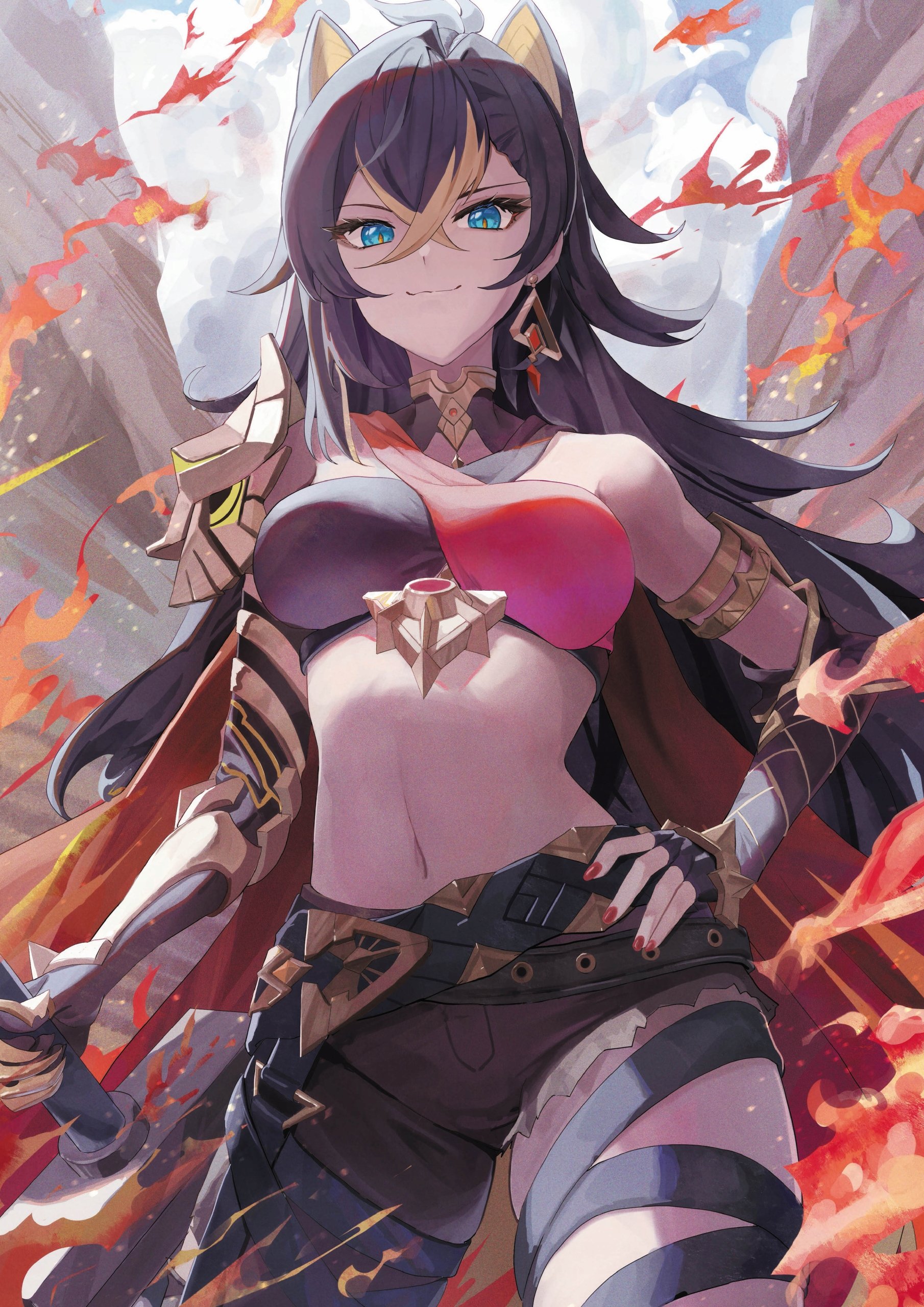 Plakat A1 Genshin Impact Anime Gra Dehya