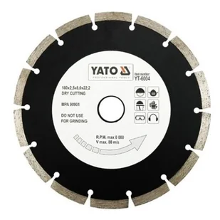 Yato tarcza tnąca segmentowa 180mm - 6004 (YT-6004) - Tarcze do pił - miniaturka - grafika 1