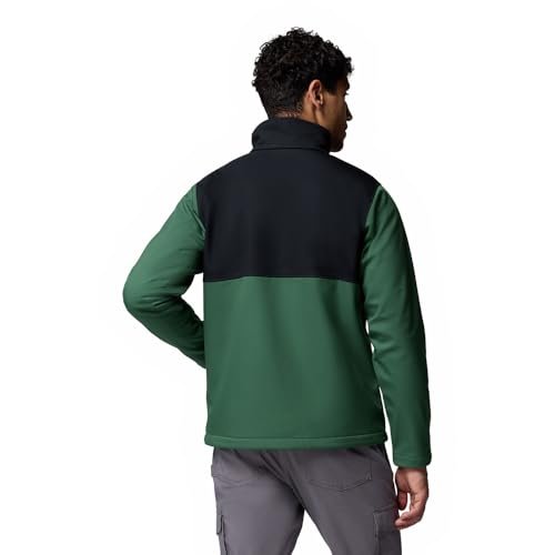 Columbia Ascender Męska kurtka softshell, Rain Forest, czarna, XXL