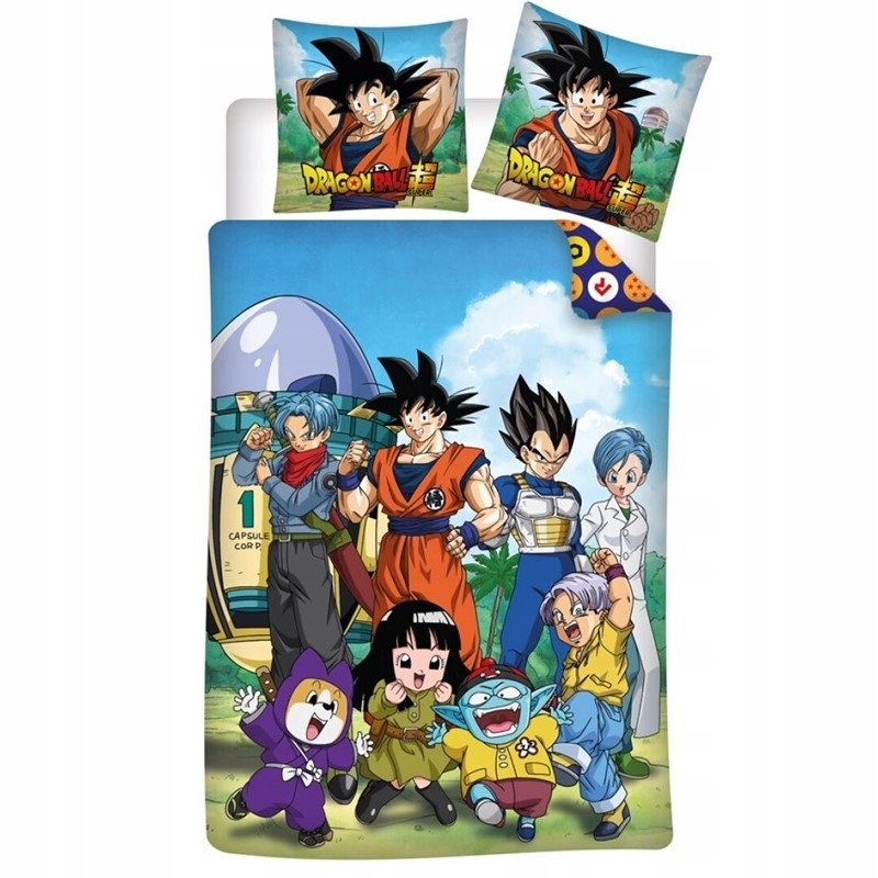 Pościel Dragonball 140x200 Dragon Ball Oryginał Anime Manga Son Goku