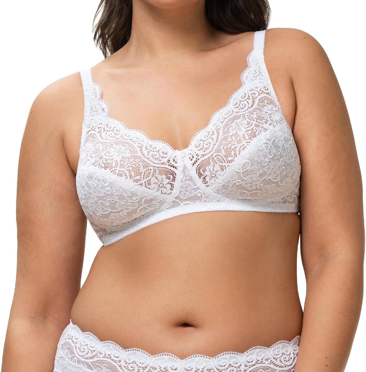 Triumph biustonosz miękki biały Non Wired Bra rozmiar 95C