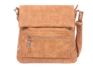 Torebki damskie - Torba torebka damska na ramię Koniakowy Beż miejska na co dzień listonoszka Wygodna Średnia Bag Street - miniaturka - grafika 1