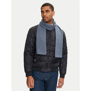 Szalik Tommy Hilfiger Flag AM0AM12847 Niebieski - Apaszki i szaliki damskie - miniaturka - grafika 1