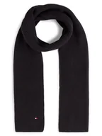 Apaszki i szaliki męskie - Tommy Hilfiger Szalik męski Mężczyźni Bawełna niebieski jednolity, ONE SIZE - miniaturka - grafika 1