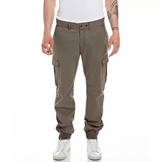 Spodnie męskie - Replay Spodnie męskie, 121 Mud, 36W / 32L - grafika 1